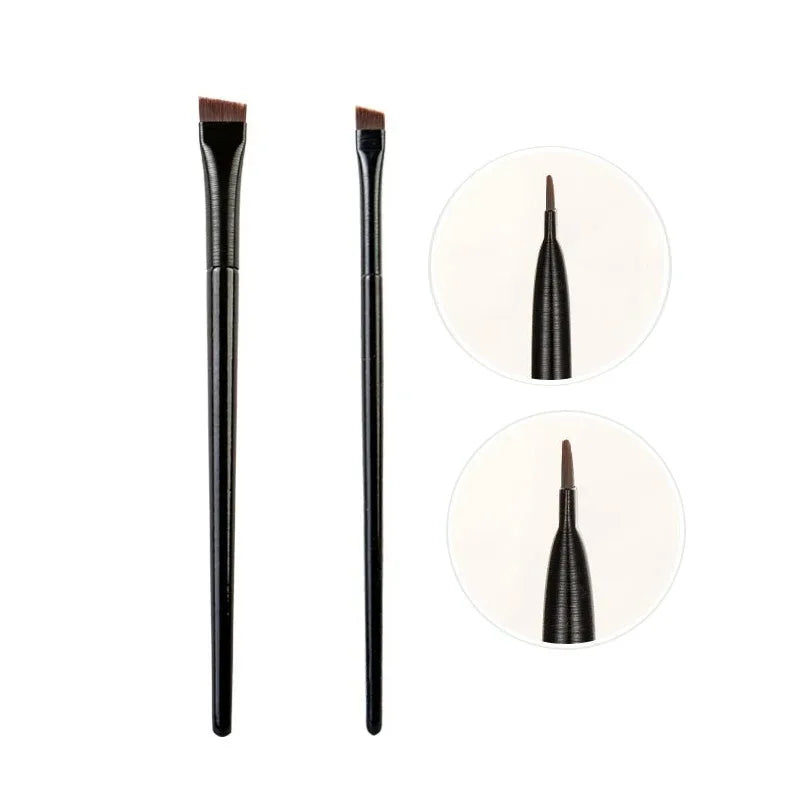New 1/2pcs Blade Makeup Brushes Angled Thin Eyebrow Brush Flat Fine Eyeliner Brush Professional Liner Brow Beauty Make Up Tool