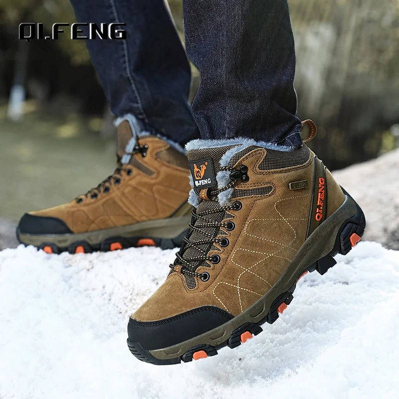 Men Women Outdoor Sports Hiking boots for Couple Autumn Winter Ankle Boot For Man Keep Warm Sneaker Shoe New Arrivial Classic