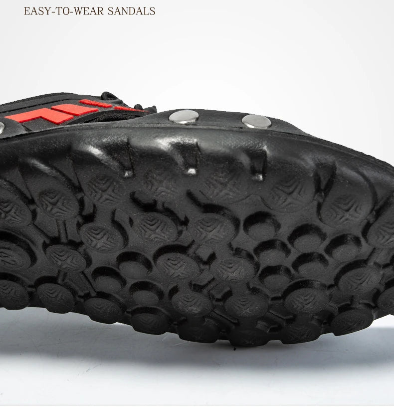 2024 New Men's Sandals Fashion Designer Soft Men's Slippers Outdoor Breathable Beach Shoes Anti-slip Comfortable Men Flip flops