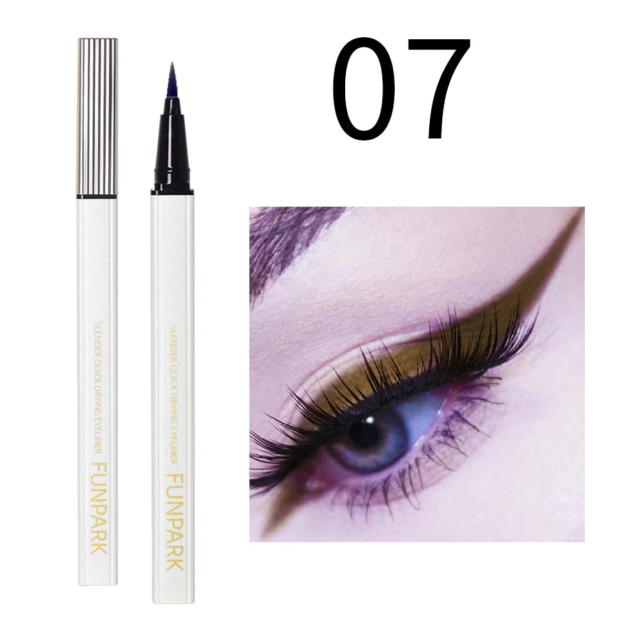 1PC New Brand Women Brown Liquid Byeliner Long Lasting Waterproof Eye Liner Pencili Pen Korean Makeup Quick Dry Cosmetic Tools