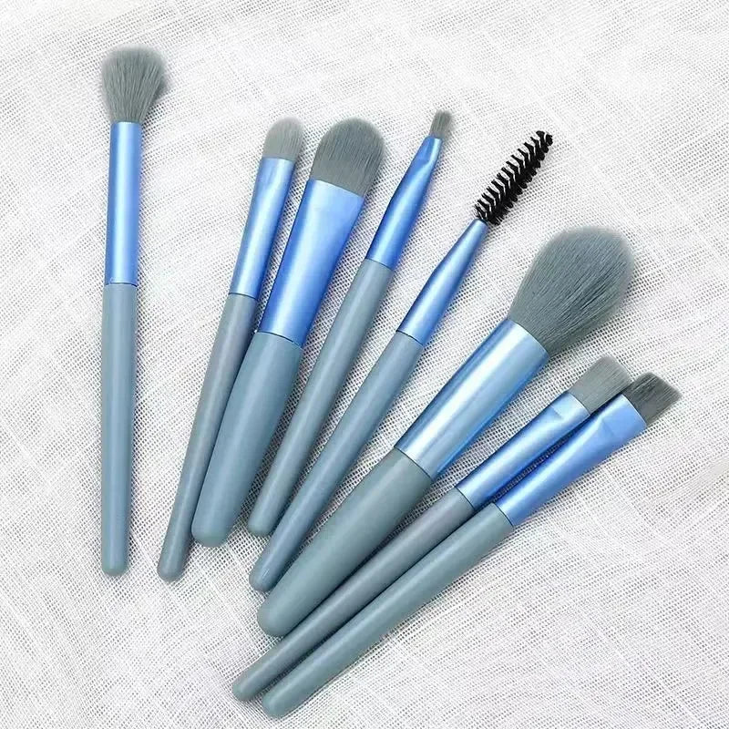 8Pcs Portable Makeup Brush Eyeshadow Foundation Blending Make up Soft Fluffy Cosmetics Concealer Makeup Brush Make Up Supplies