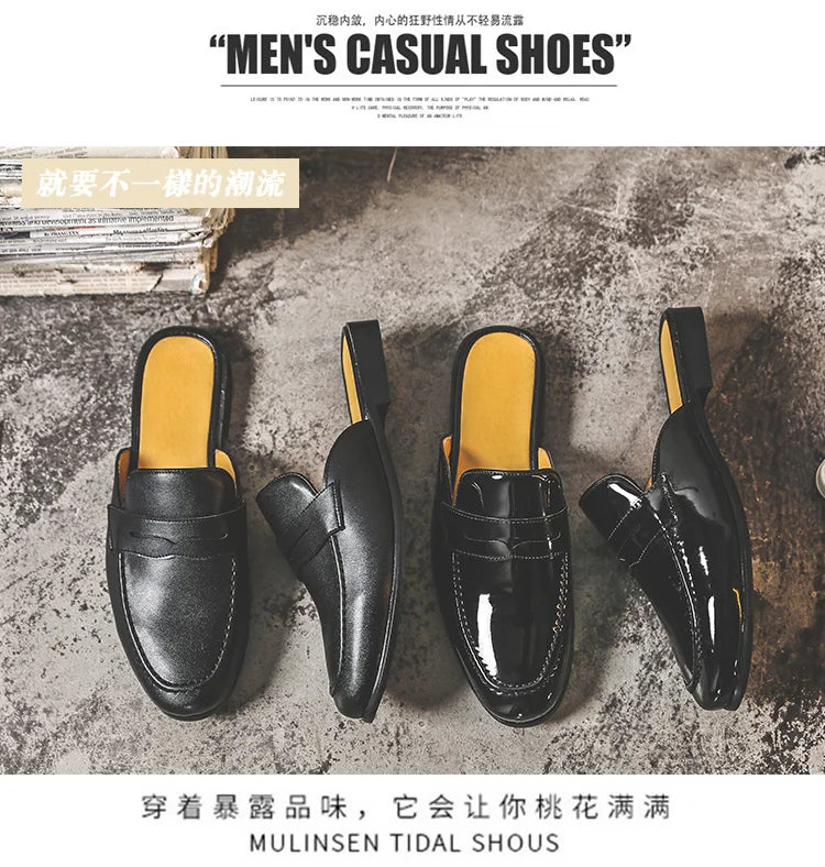 Fashionable Waterproof Trendy Flats Men's Shoes 2025 Summer New Lazy Woman's Footwear Outer Wear Кросовки Для Подростков