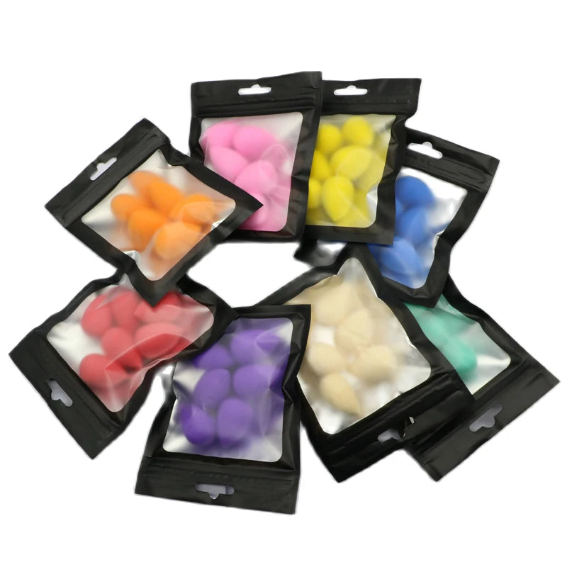 OGEYERO6pcs Mini Makeup Sponge Puff Beauty Egg Sponge for Makeup Concealer Foundation Face Cosmetic Puff Kit Make Up Blender Too