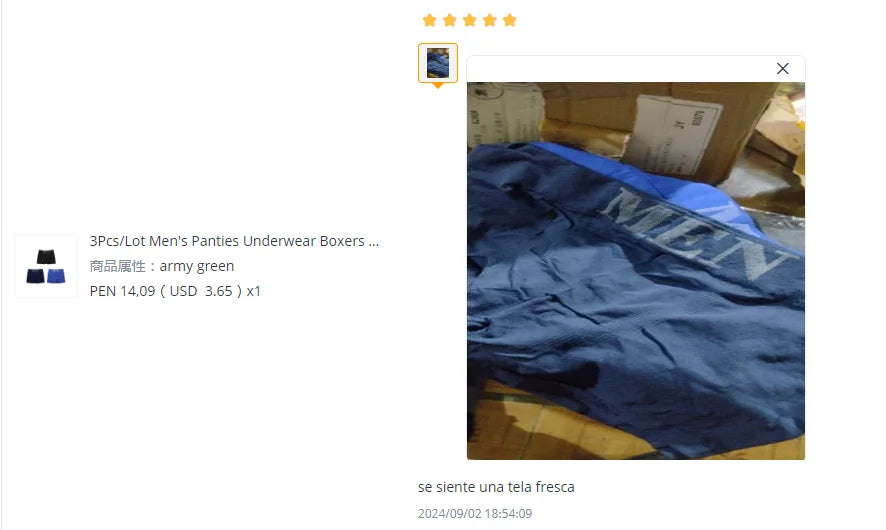 3Pcs/Lot Men's Panties Underwear Boxers Breathable Man Boxer Solid Underpants Comfortable Male Brand Shorts Black Blue Underwear