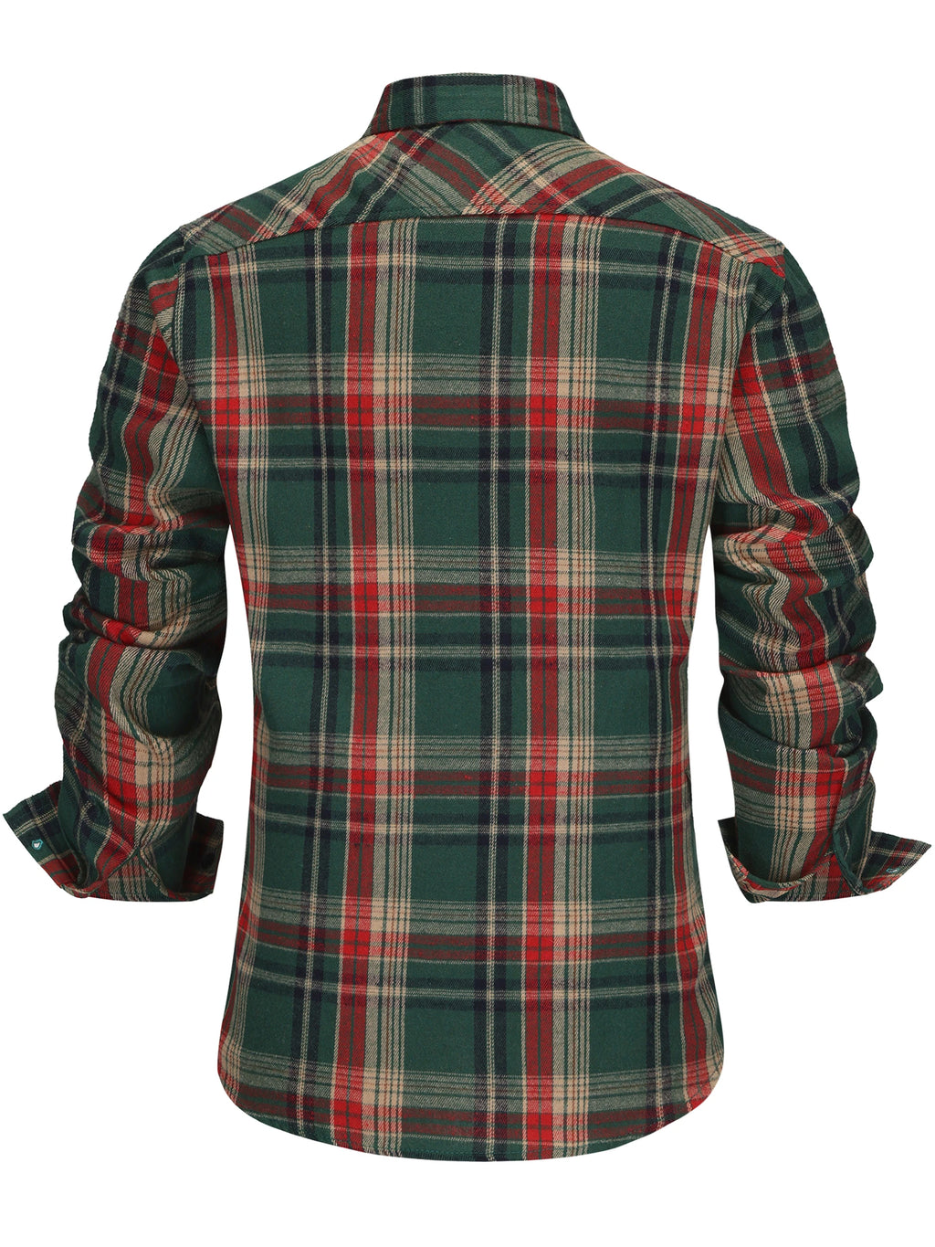 Pure Cotton Men's Plaid Shirt Long Sleeve Regular Fit Men Casual Oversized Shirt Leisure Autumn Male Blouse New Plus Size