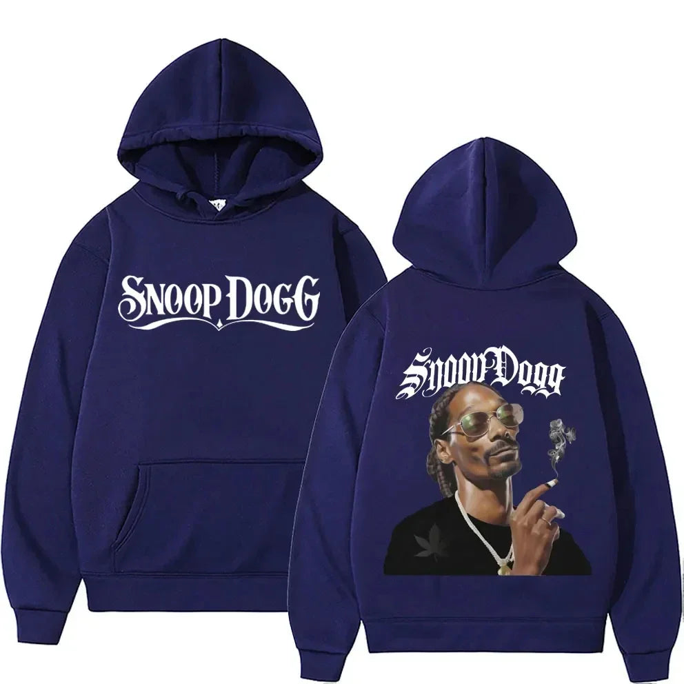 Men's Fashion Y2K Jerseys Long Sleeve Sweater Street Clothing Vintage Snoop Dogg Hoodie Graphic Men Casual Style Hip Hop Hoodies