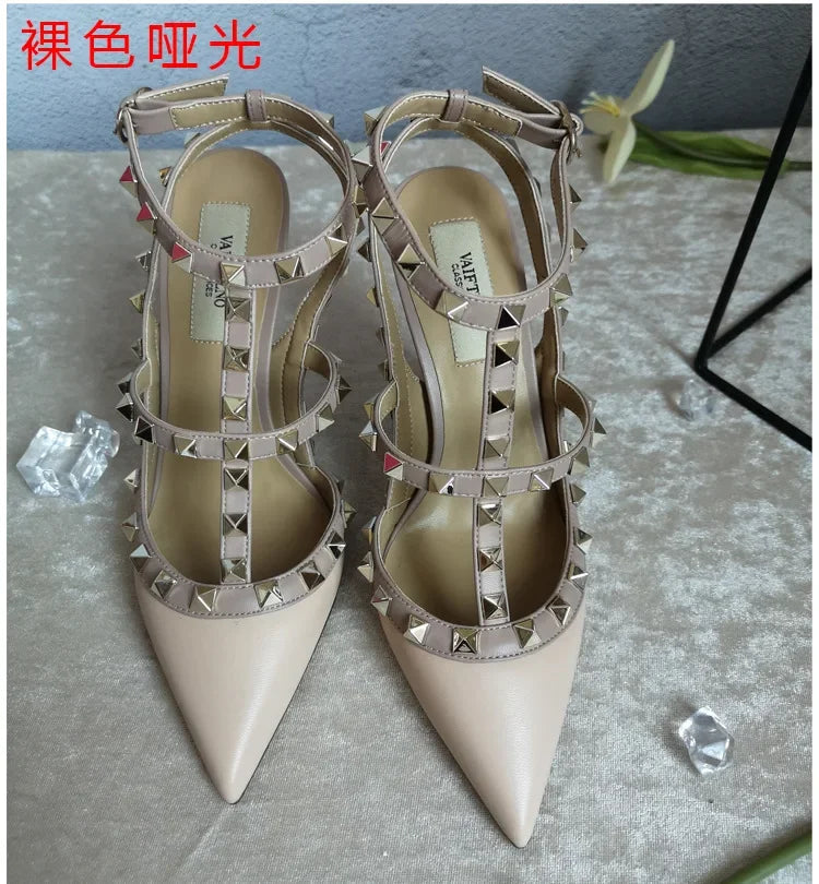 Woman Sandals Super High Heels Wedding Shoes for Women Women Sandals Designer Female Ladies Luxury Sexy Rivets