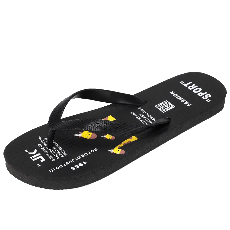 Flip Flops men's summer non-slip sandals men's foot clamp trend rubber abrasion resistant outer wear beach shoes slippers men