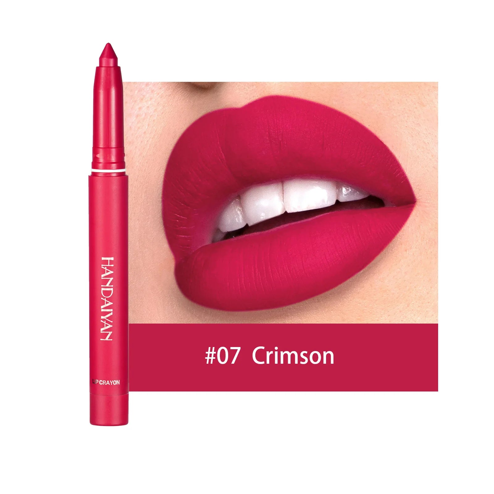 Waterproof Cherry Red Matte Lipstick Sexy Lipliner Pencil Plumping Stain Natural Nude Pink Lip Liner Outline Lips Contour Makeup