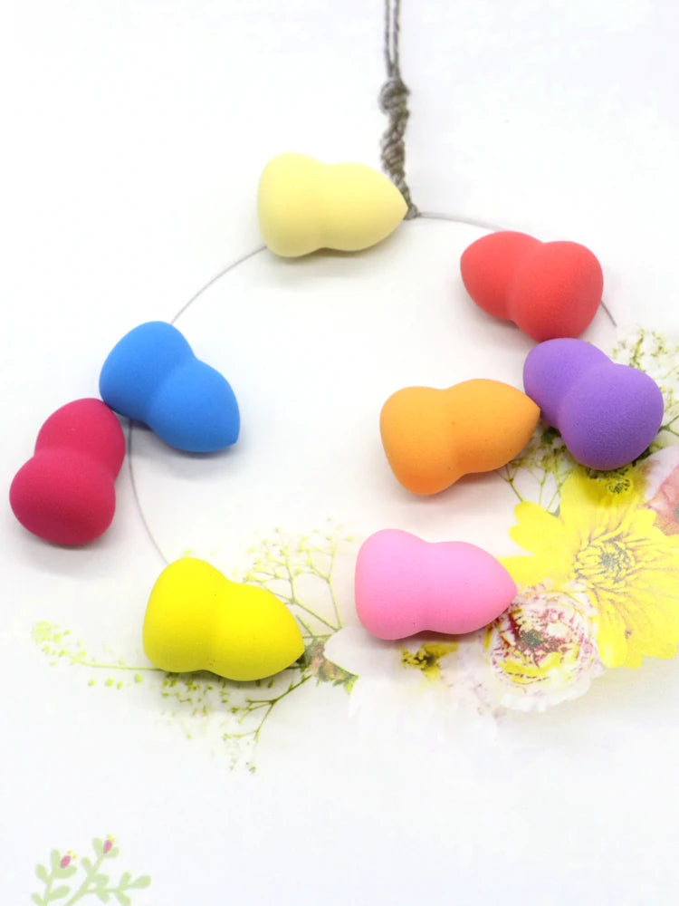 OGEYERO6pcs Mini Makeup Sponge Puff Beauty Egg Sponge for Makeup Concealer Foundation Face Cosmetic Puff Kit Make Up Blender Too
