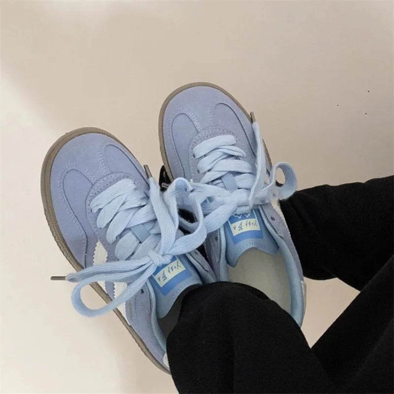 Women's Sneakers Fashion Lace Up Vulcanized Shoes Luxury Tennis Training Shoes for Women Casual Sports Running Shoe Ladies Shoes