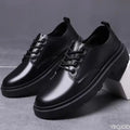Spring Autumn Men's Business Dress Shoes Black Casual Simple Comfortable Anti slip Wear resistant Round Head Men's Shoes