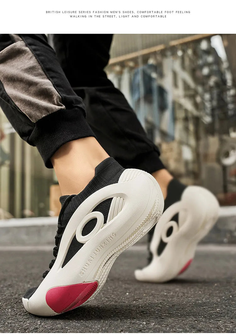 2025 Stylish Mens Mesh Shoes Comfortable Breathable Men's Casual Shoes New Men's Slip-On Sneakers Male Flats Zapatillas Hombre