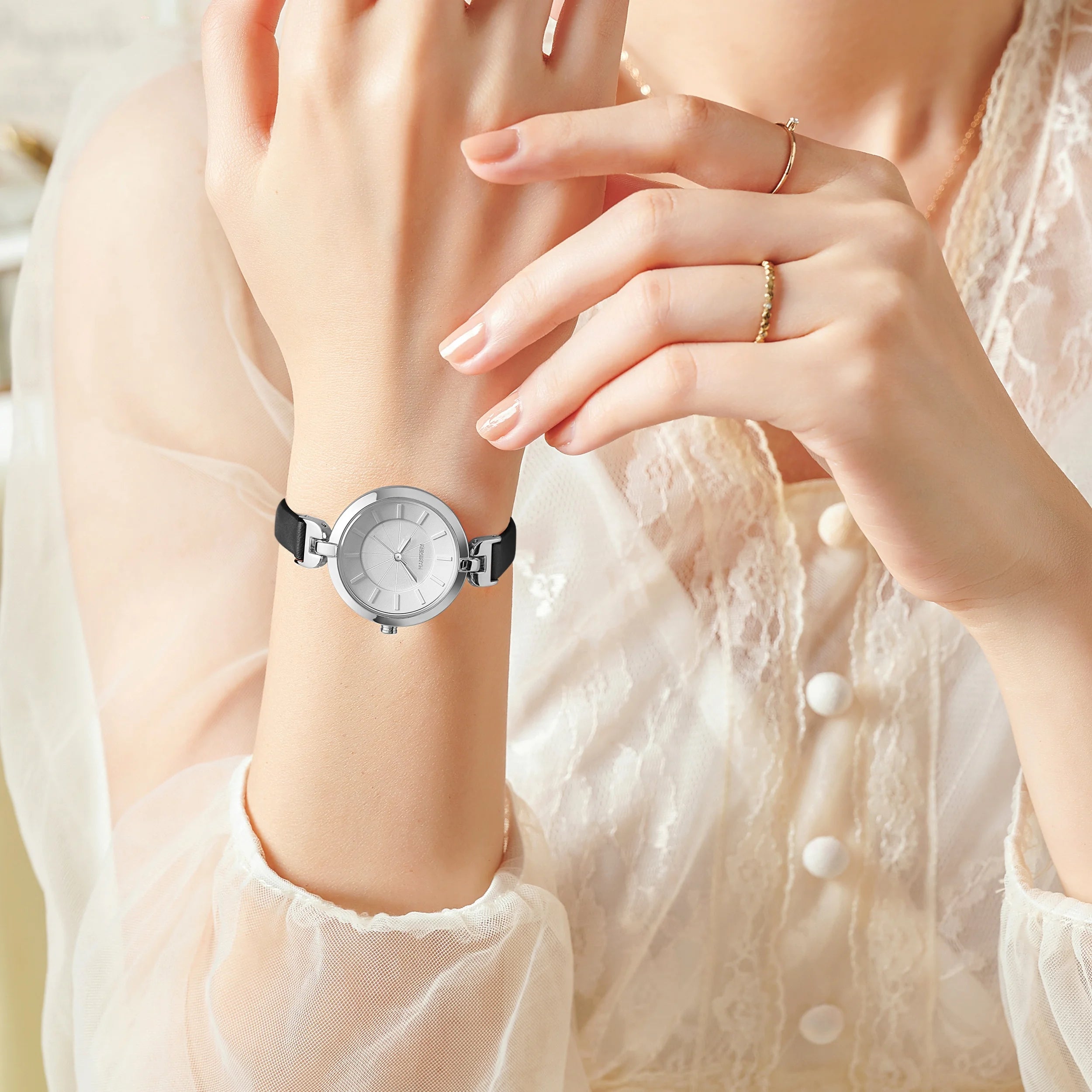 Rebirth Lipuf Brand Women's Watch High-End Niche Design Fashion Quartz Watch