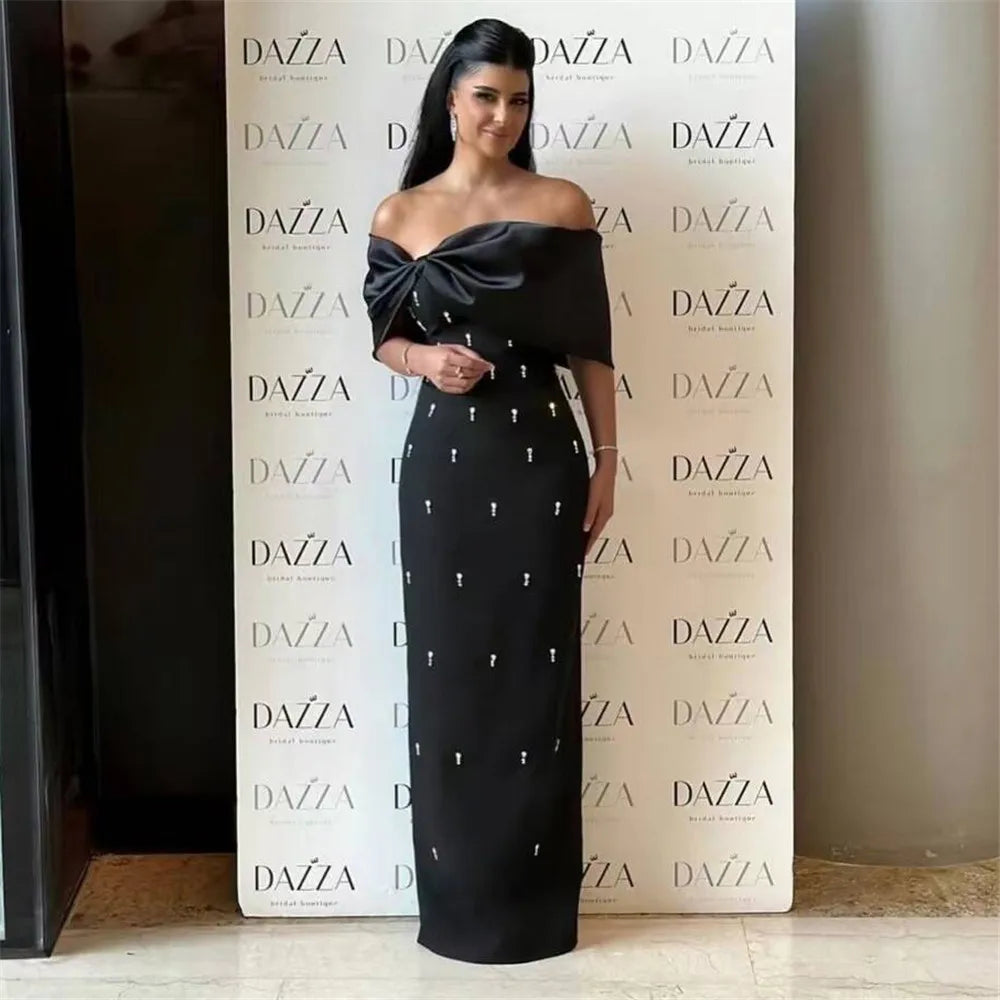 Women Sexy Beading Bandage Dress Off The Shoulder Patchwork Bodycon Clothes Club Party Elegant Dresses