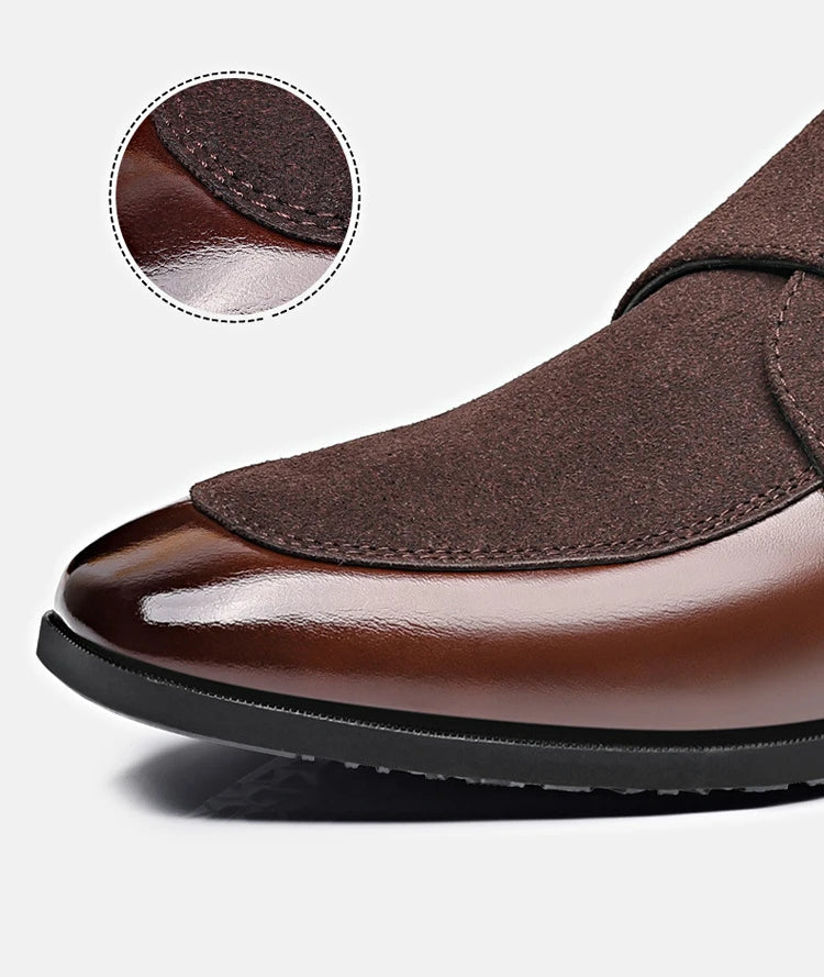 Luxury Dress Shoes for Men designer Business Men Oxford Shoes British Style Pointed Wedding Formal Shoes New Men Fashion Loafers