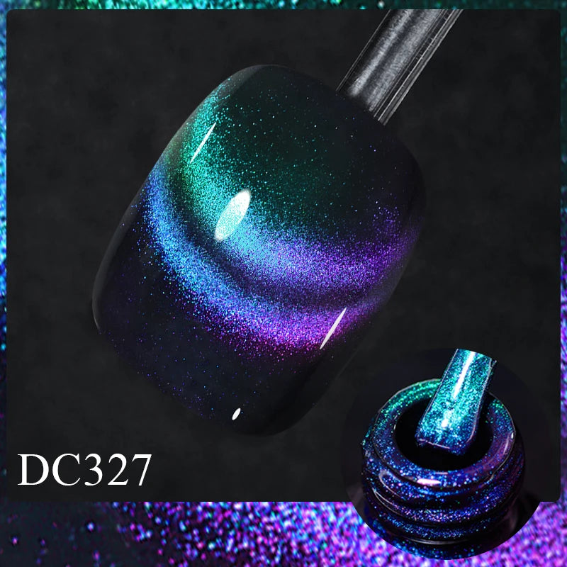 7ml Moonlight Magnetic Cat Eye Gel Nail Polish Grey Blue Red Black Autumn and Winter Nails Ultra Shine Soak Off UV Gel Nail Art