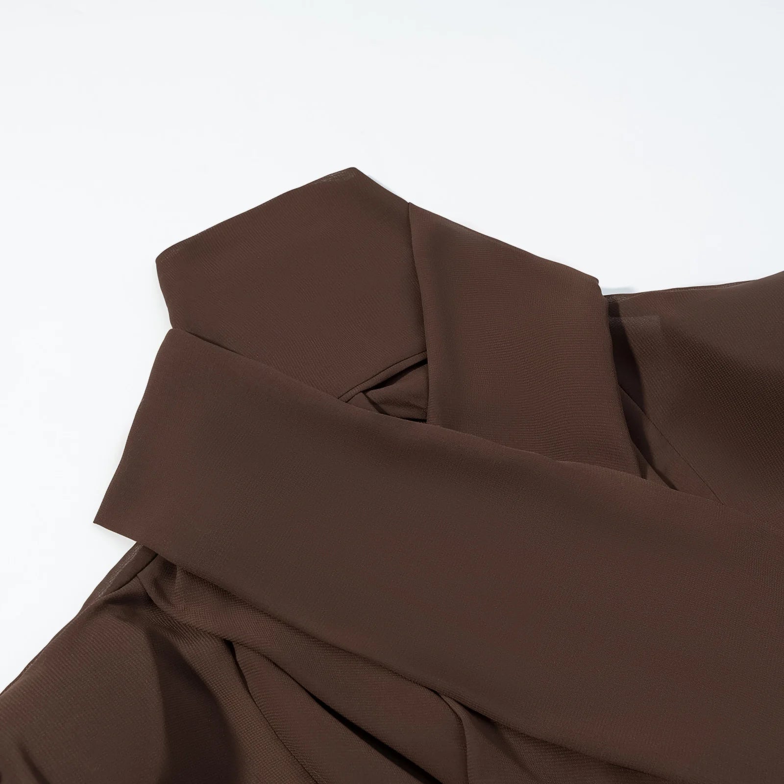 CharmChant Brown Tie Dresses for Women Backless Slim Fit Long Sleeve Bodycon Mini Dress Elegant Chic Party Clubwear Trend 2025