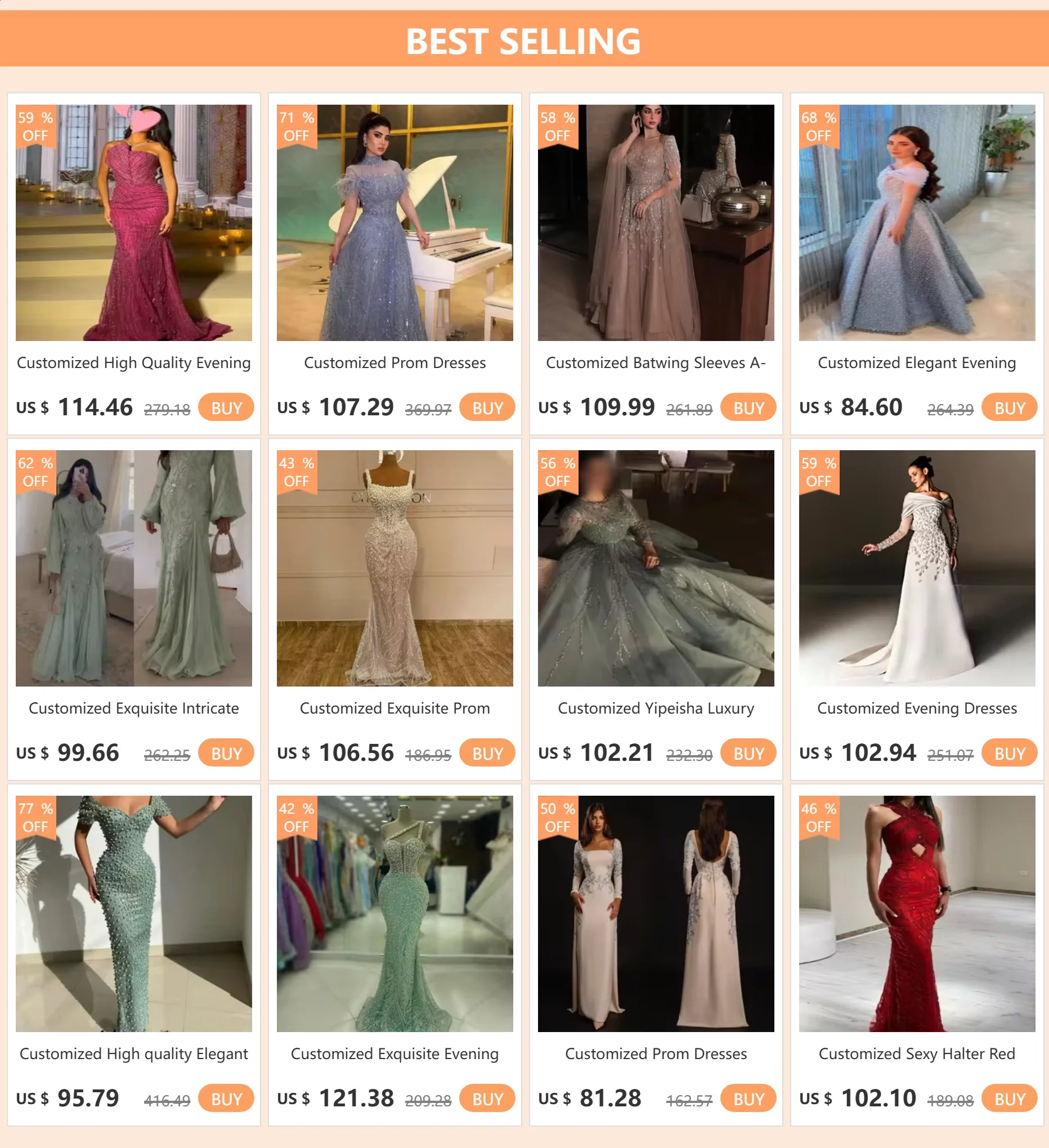 Elegant Off-shoulder Short Sleeves Evening Dresses Exquisite Strapless Backless Dress High Quality Prom Party Gowns Customized