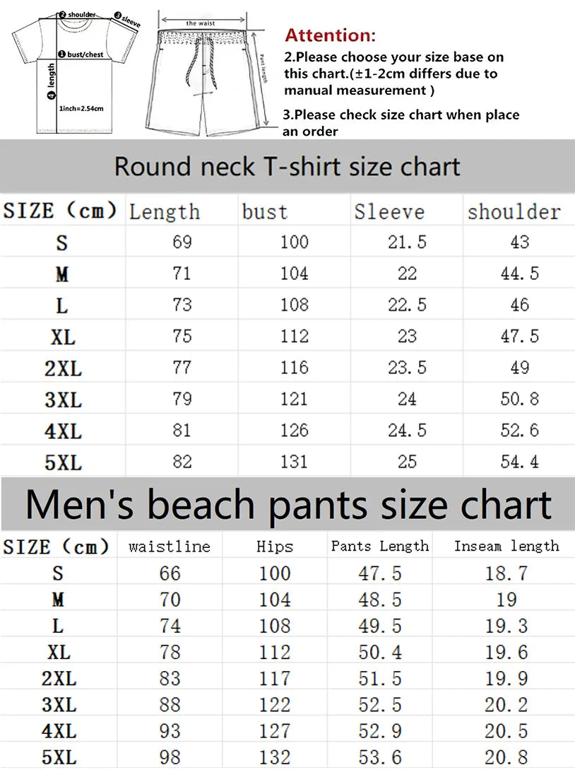 Round-neck Printed Retro Men's Suit, Two-piece Set Short-sleeved Shirt, Comfortable And Breathable Suit