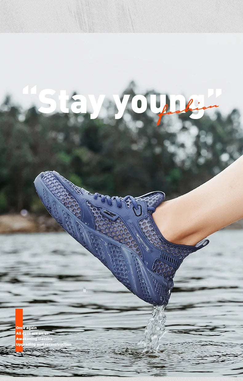 Casual Sneaker Men's Sandals Shoes for Men Soft and Comfortable Non-Slip Thick Bottom Wear-resistant Ventilate Flat Sandals