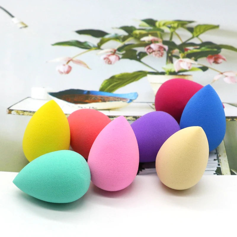 OGEYERO6pcs Mini Makeup Sponge Puff Beauty Egg Sponge for Makeup Concealer Foundation Face Cosmetic Puff Kit Make Up Blender Too