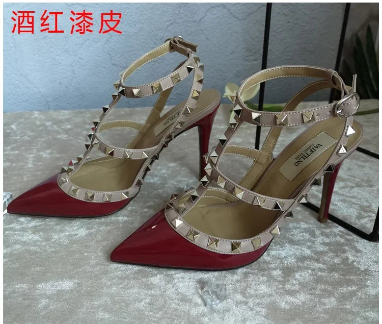 Woman Sandals Super High Heels Wedding Shoes for Women Women Sandals Designer Female Ladies Luxury Sexy Rivets
