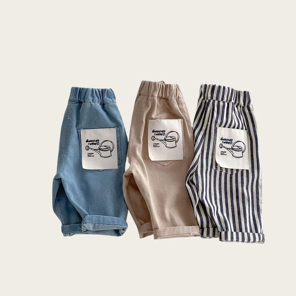 0-5Y Kids Boys Cotton Denim Pants Summer 2026 Baby Jeans New Stylish Korean Style Children's Casual Soft Trousers Clothing Boys