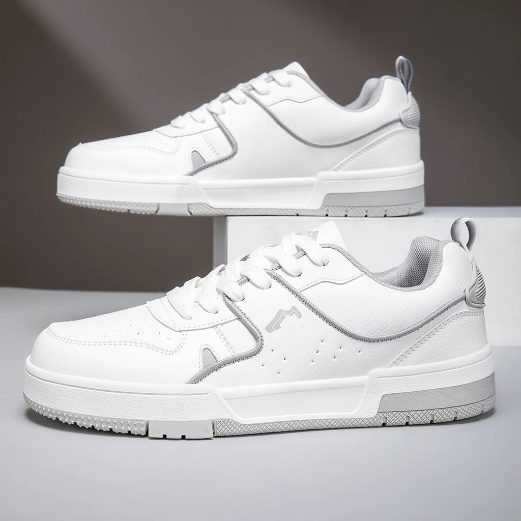 Men Board Shoes Autumn Trendy Lace Up Flat Sports Shoes Anti Slip Comfortable Couple Daily Wear Casual Sneakers for Men