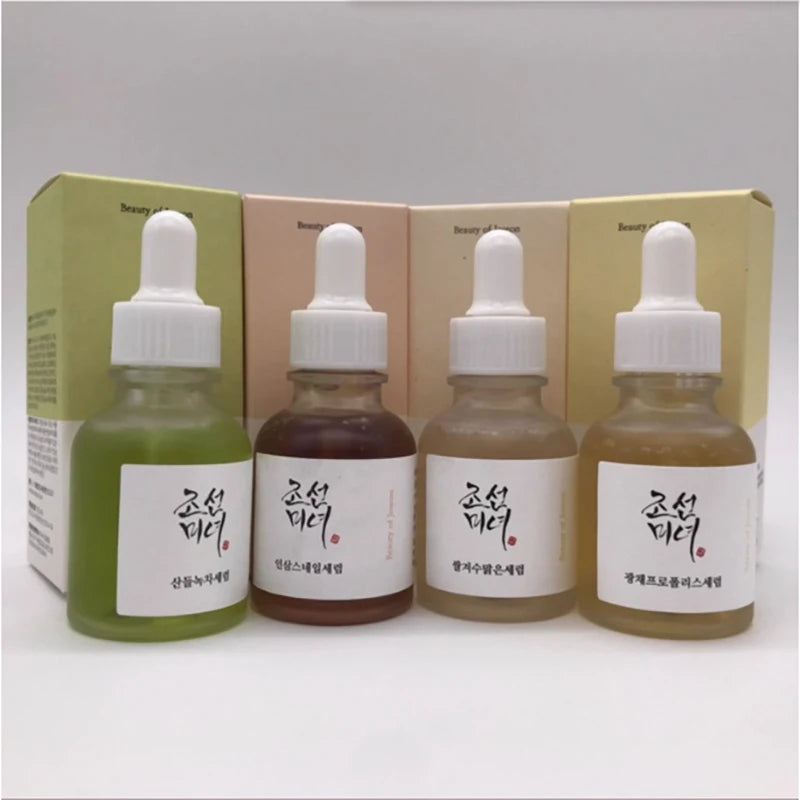 Korean Beauty Essence 30ml Ampoule Moisturize Antioxidant Capacity Brightening Skin Tone and Improving Dullness Skincare Product