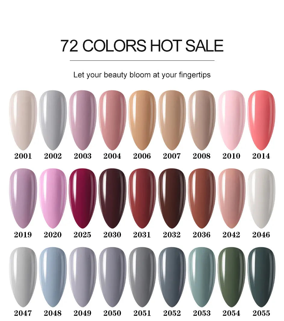 Clou Beaute 15ml Red Black White Green Neon Gel Nail Polish Base Top Coat Velvet Top 400 Colors Semi Permanent Gel Nail Varnish