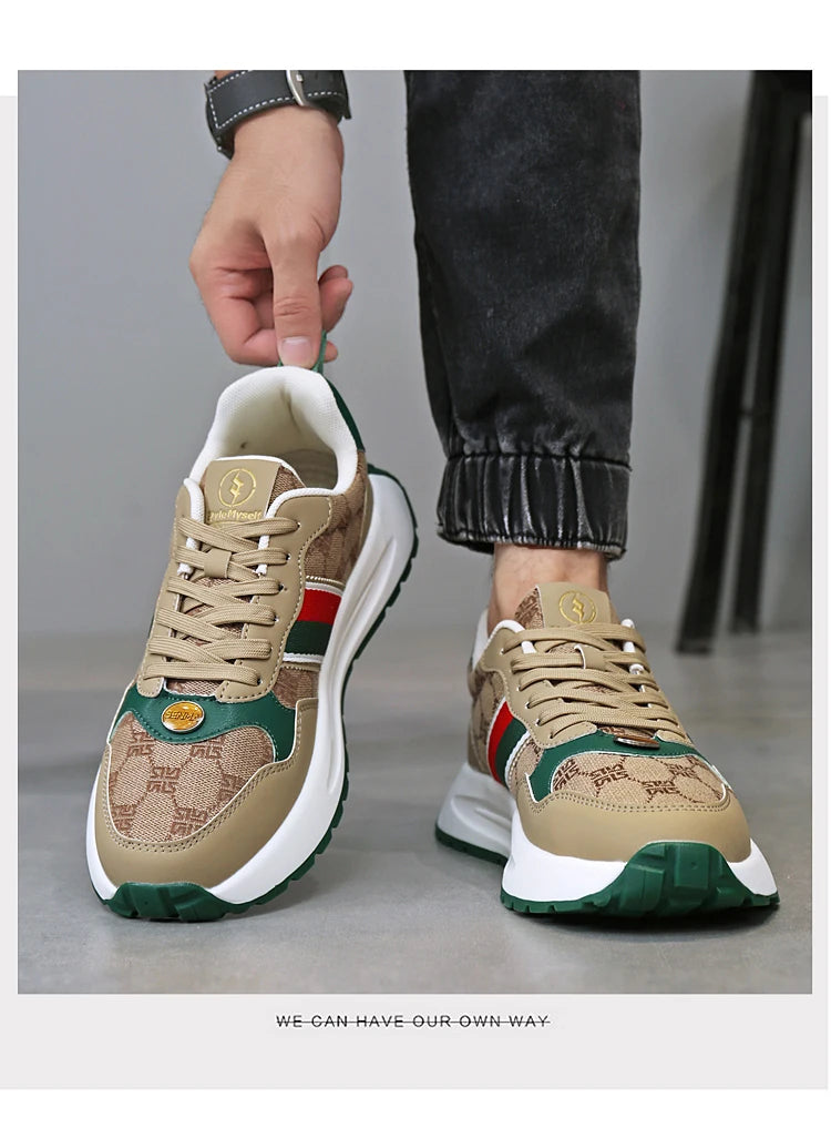 SENMA  Luxury Men's Shoes Men Casual Shoes Men's Skateboard Shoes Retro Platform Sneakers Unisex Women's Sports Shoes Sneakers