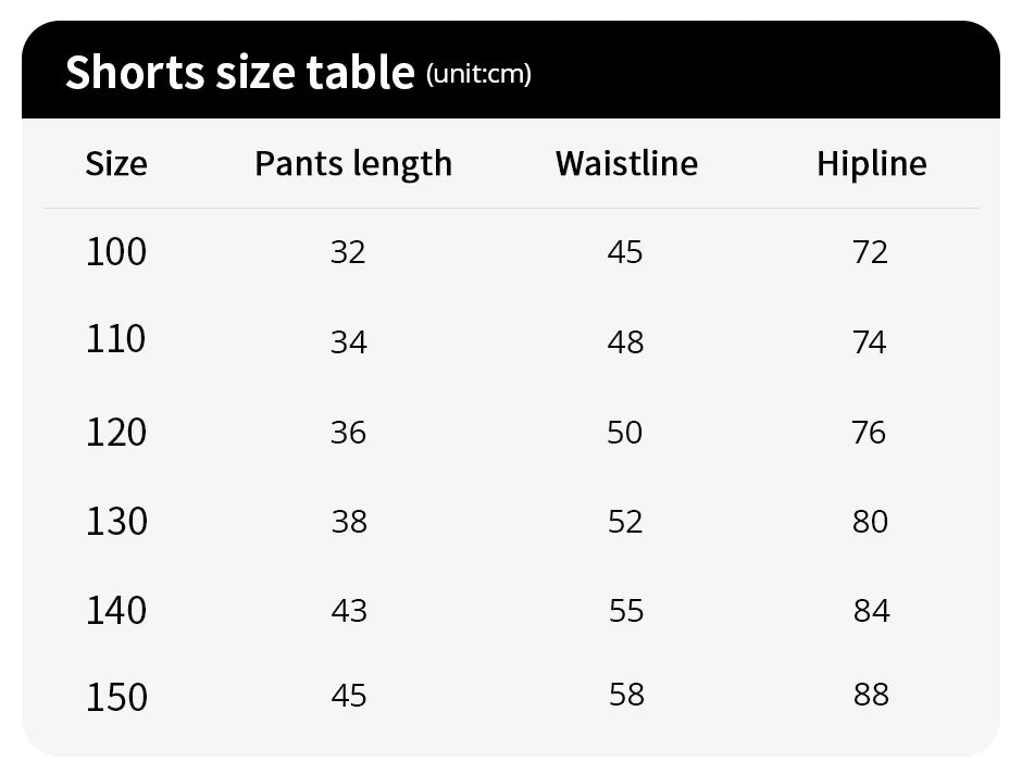 1/3 Pcs Children's Basic Joker Shorts Boy Leisure Sports Tether Pants Girl Fashion Comfortable Multicolor Combination Hot Pants