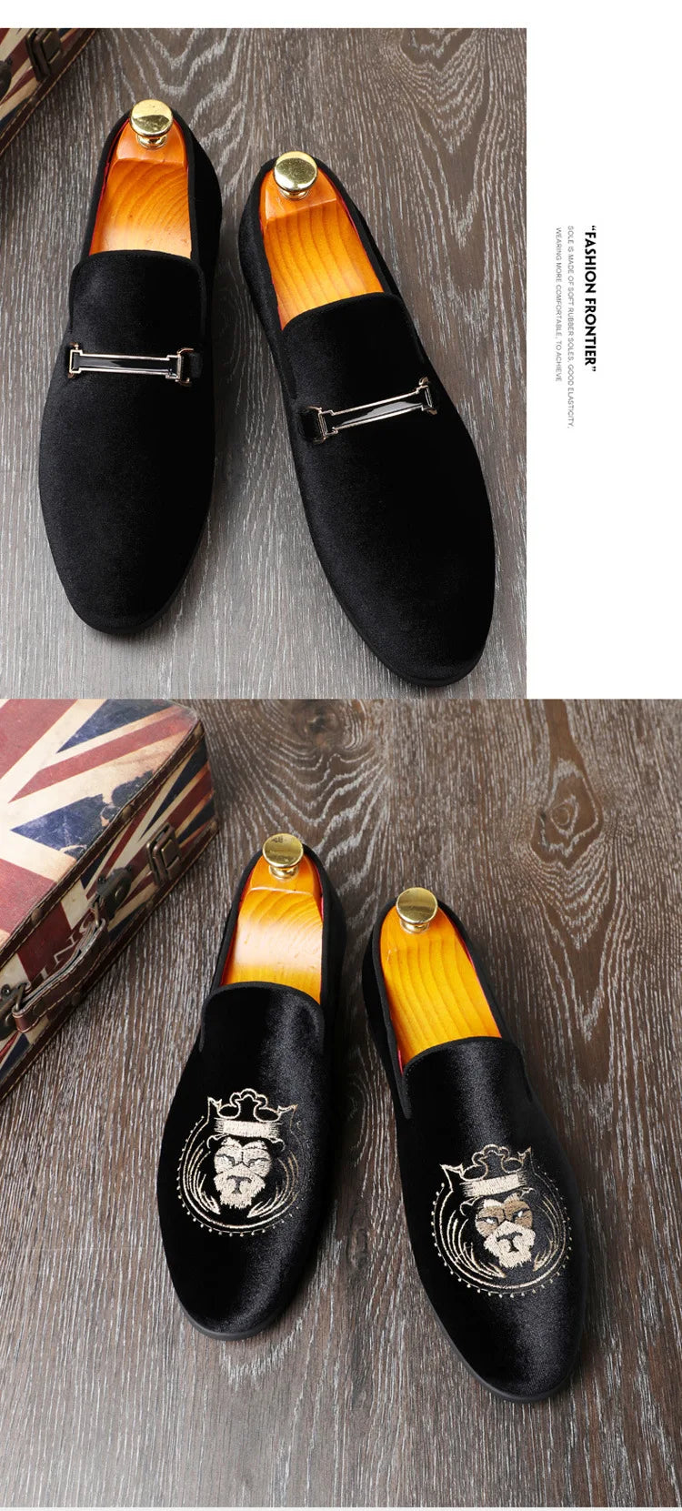 Designer Shoes Men Zapatos De Hombre Slip-On Leather Shoes Casual Male Shoes Adult Red Driving Moccasin Soft Non-slip Loafers