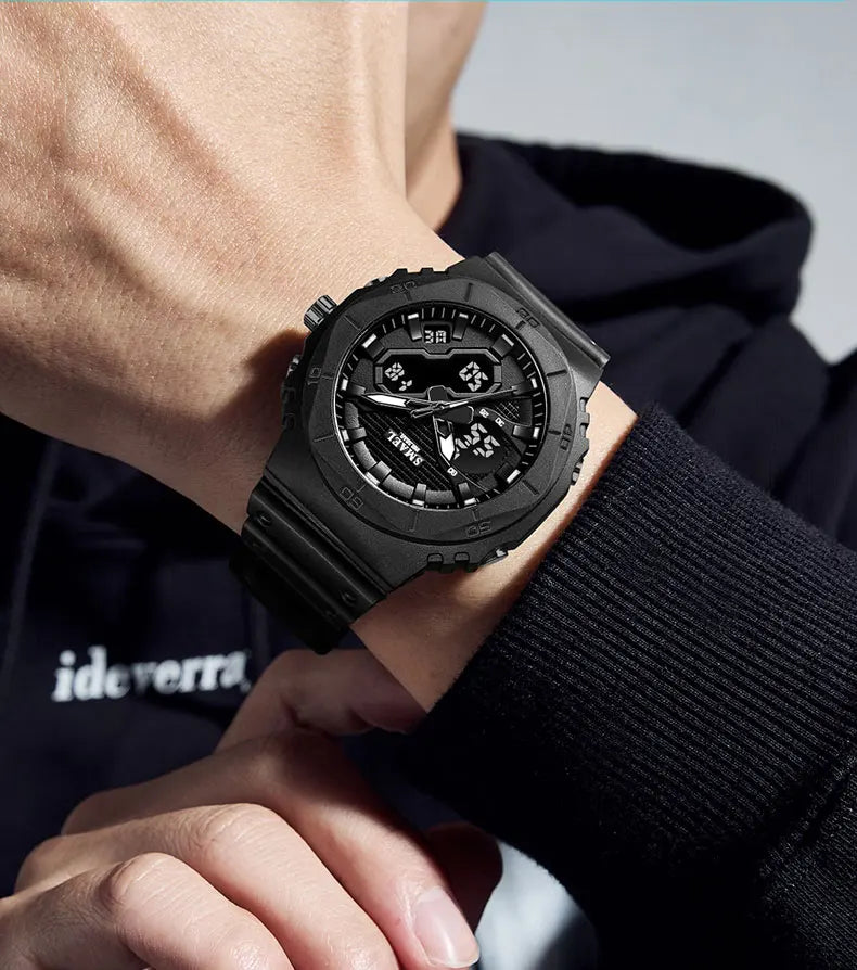 SMAEL Fashion Sport Watches for Unisex Top Brand Luxury Sports Chronograph Women Watch Waterproof Digital Quartz Wristwatch