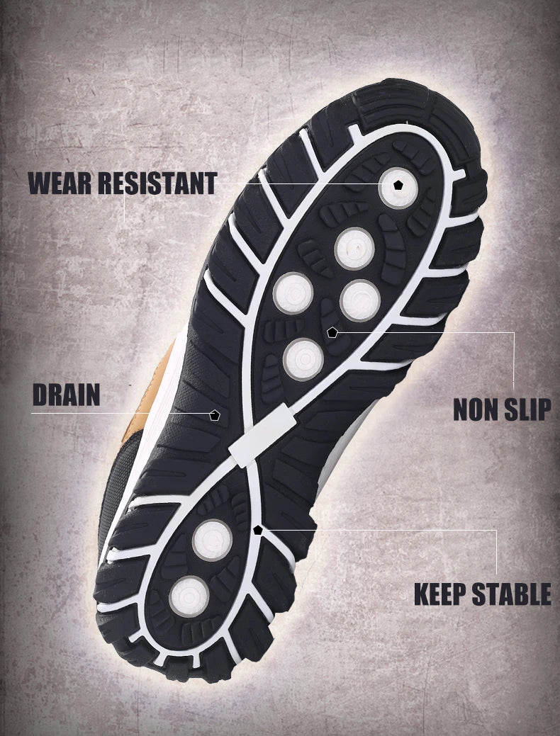 Men Hiking Shoes New Outdoor Casual Sneakers Comfortable Lightweight Shoes for Men Flats Large Sized 48 Walking Sneakers