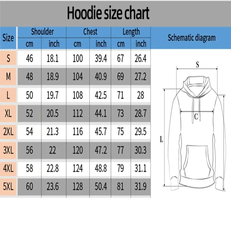 Autumn and Winter Men's Casual Street Hooded Sweatshirt - Hand-painted Cartoon Human Figure Letter Pattern Printed Hooded Shirt