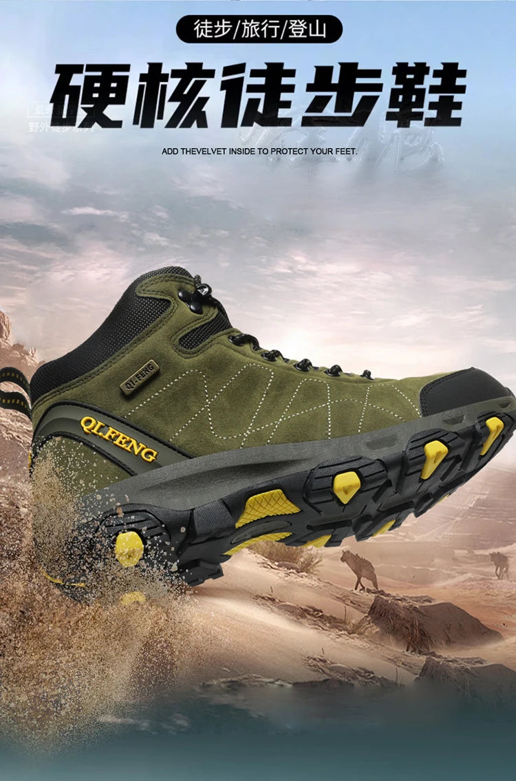 Men Women Outdoor Sports Hiking boots for Couple Autumn Winter Ankle Boot For Man Keep Warm Sneaker Shoe New Arrivial Classic