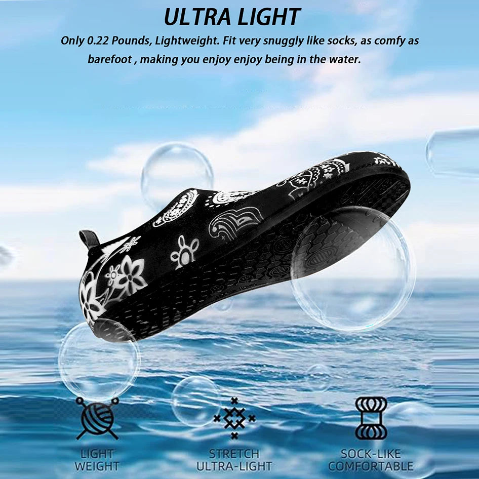 Beach Sneaker Socks Women Beach Water Shoes Man Barefoot Yoga Shoes Quick-Drying Surfing Swimming Shoes Barefoot Water Skin Sock