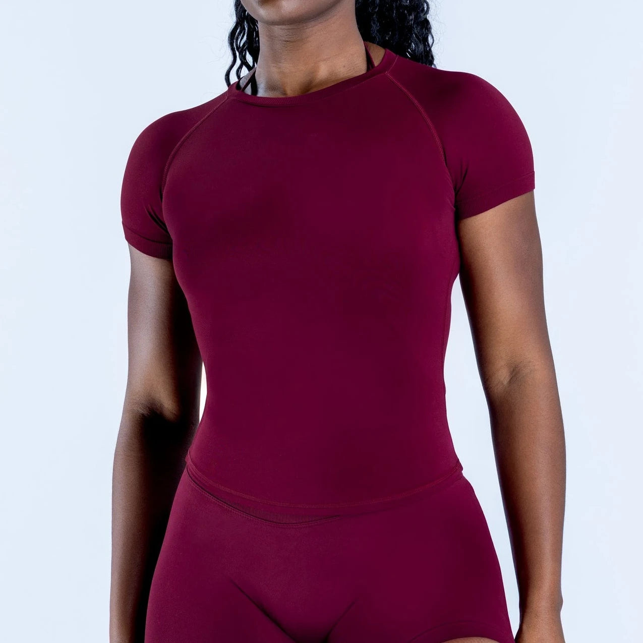 Impacts Short Sleeve Top for Women Workout Gym Crop Top Light Weight Yoga Top Shirt Longline Sports Stretchy Shirts