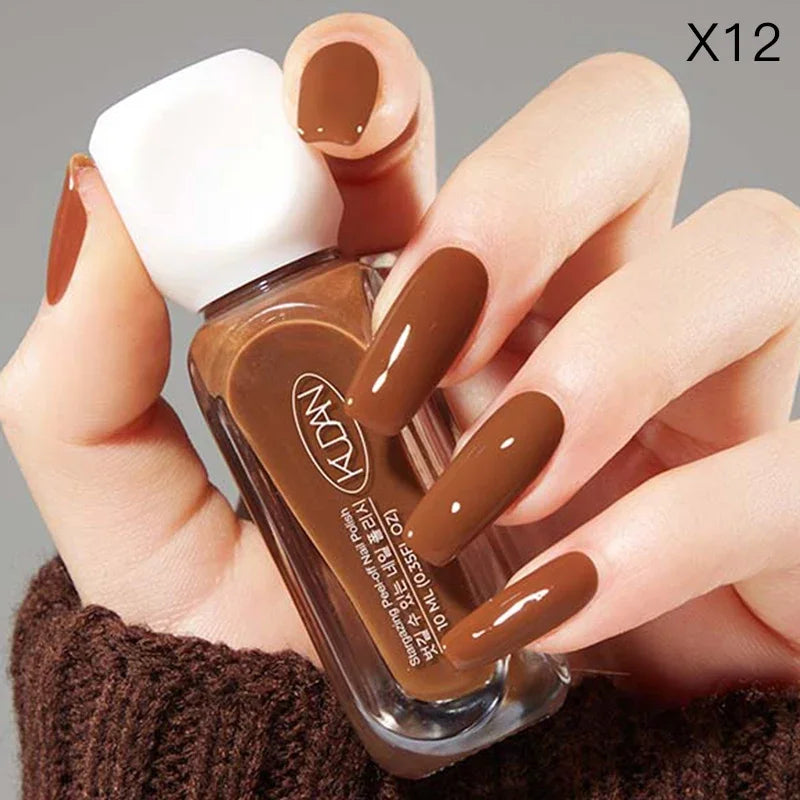 10ml Peel Off Water-Based Starry Nail Polish Fast Drying Long-Lasting Healthy And Brightening Effect No Need Lamp Cure