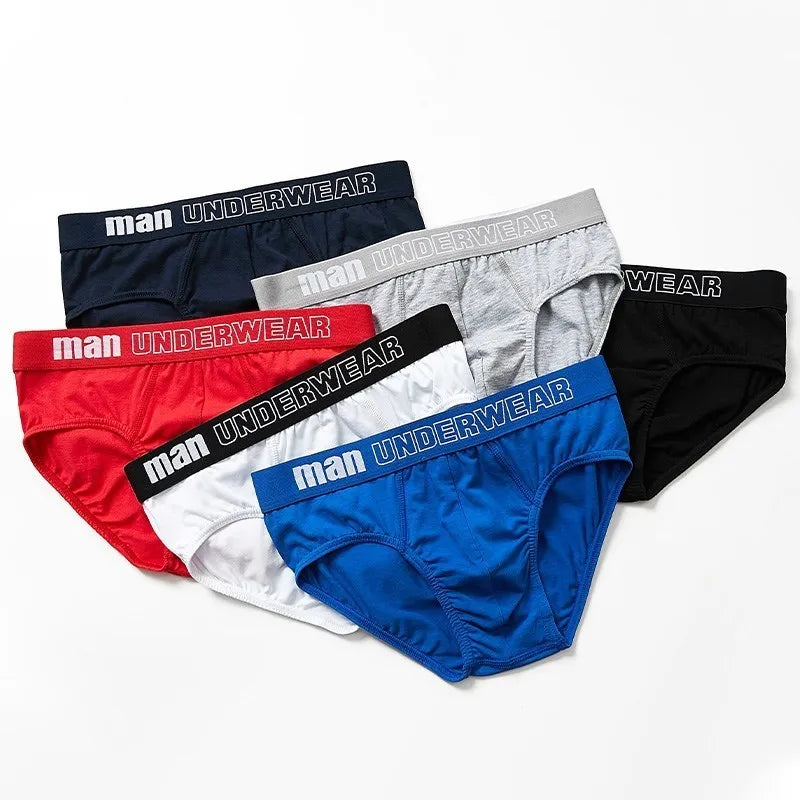 1Pc/New Men's Panties Sexy Underwear Male Briefs Men Jockstrap Pant Comfortable Slip Underpants Breathable Cotton Mens Briefs