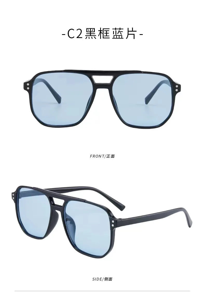 Luxury Brand Square Sunglasses Women Men Fashion Classic Sun Glasses Female Male Designer Mirror Outdoors Travel Shades Очки