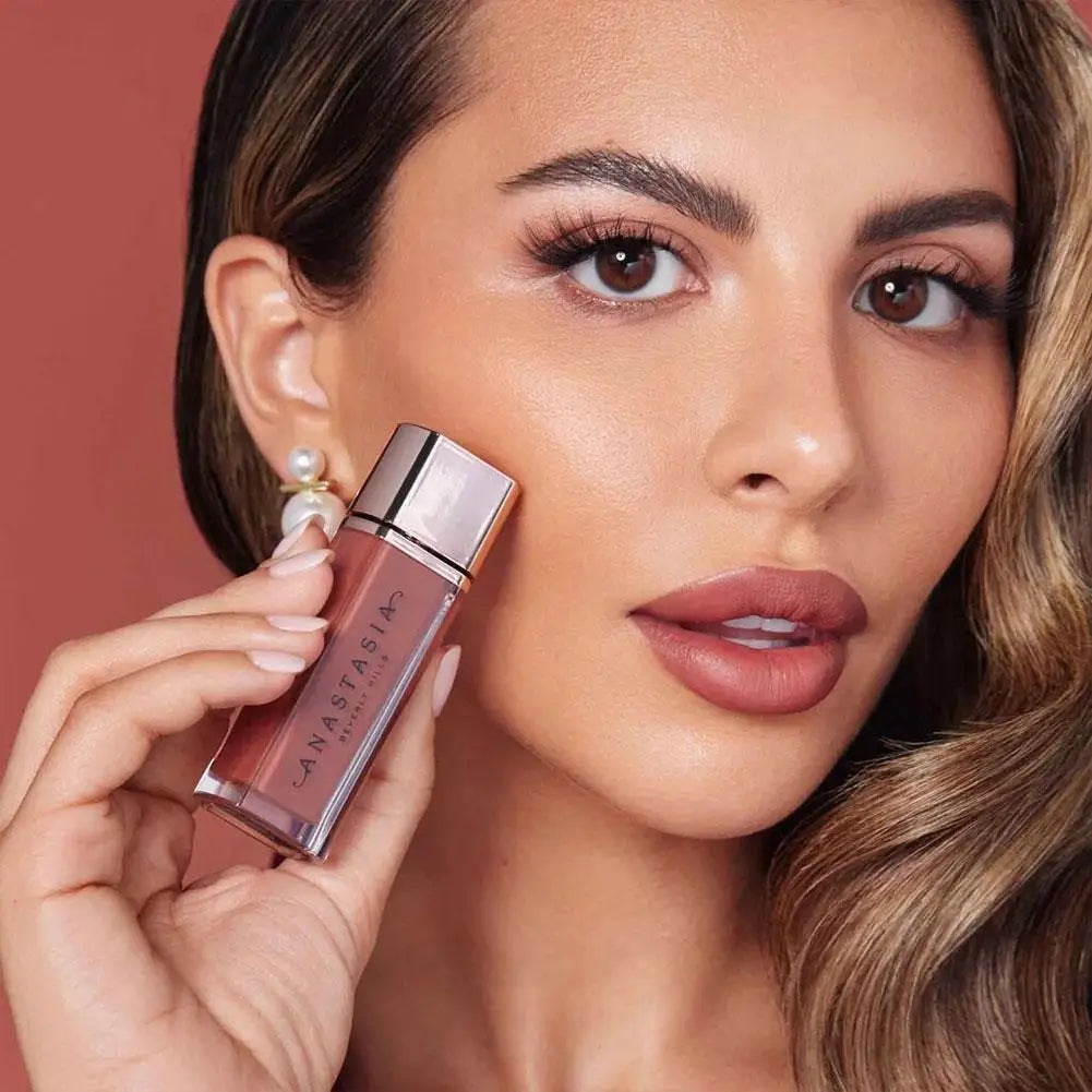 Matte Nude Liquid Lipstick 4 Colors Peachy Velvet Waterproof Non Stick Cup Hydrating Long Lasting Lip Glaze Makeup Cosmetics