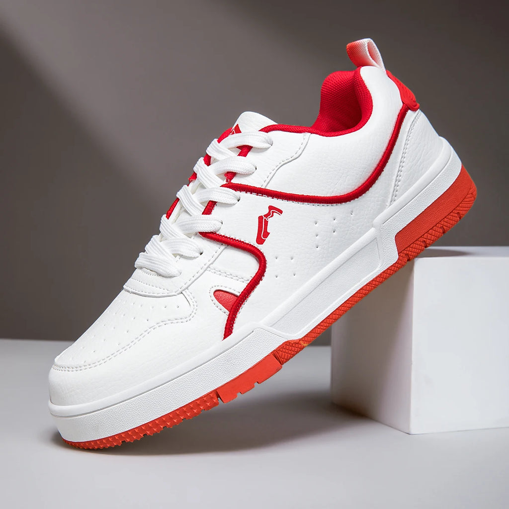 Men Board Shoes Autumn Trendy Lace Up Flat Sports Shoes Anti Slip Comfortable Couple Daily Wear Casual Sneakers for Men