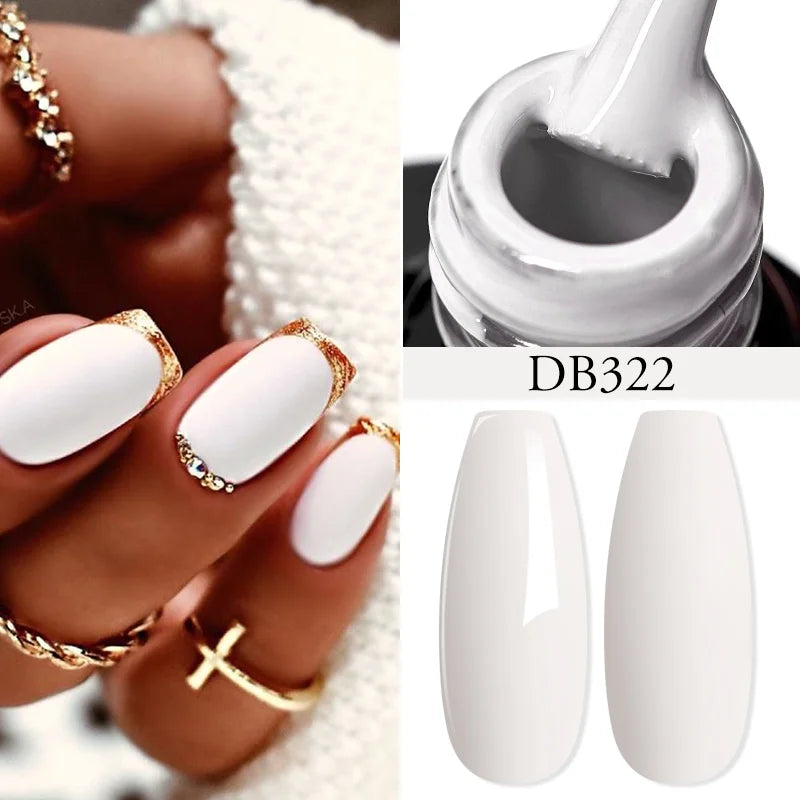 Mtssii 6ML Chocolate Color Gel Nail Polish Brown Semi Permanent UV Gel Autumn Winter Popular Soak Off Nail Art Gel Varnishes
