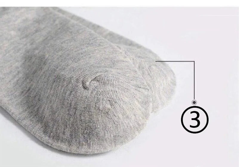10pcs=5 Pairs Low Cut Mens Socks Solid Color Black White Grey Breathable Cotton Sports Socks Female Male Short Ankle Socks Women