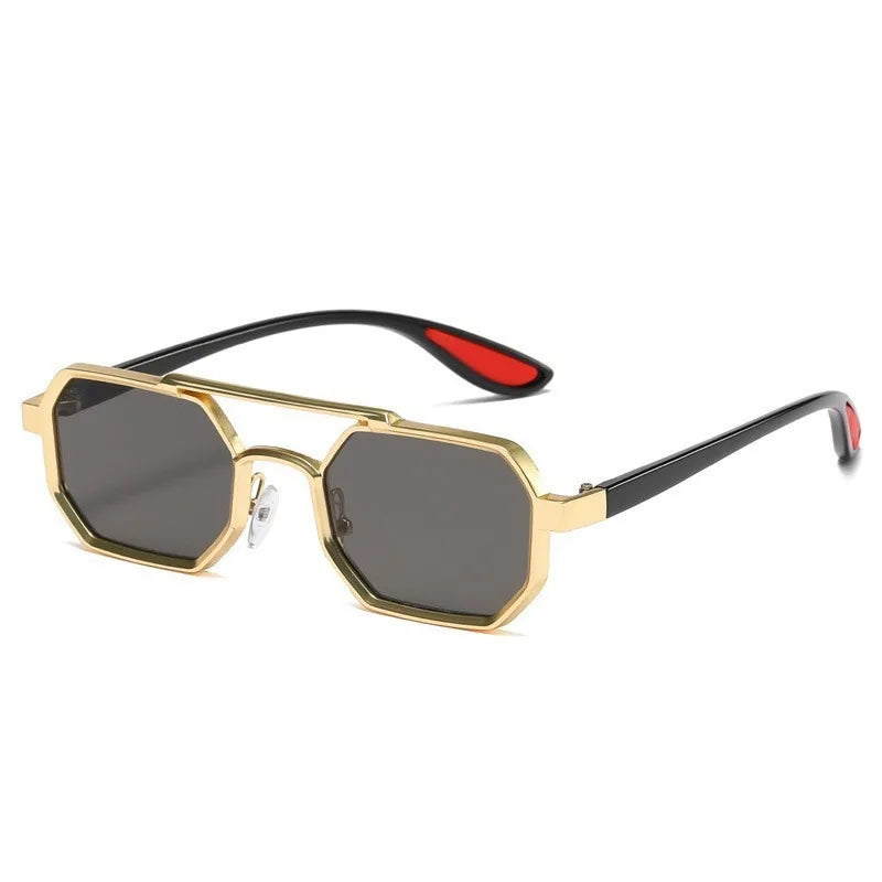 Vintage Square Sunglasses for Men Steampunk Sunglasses Retro Women Punk Style Fashion Glasses Retro Shades Gafas De Sol Очки