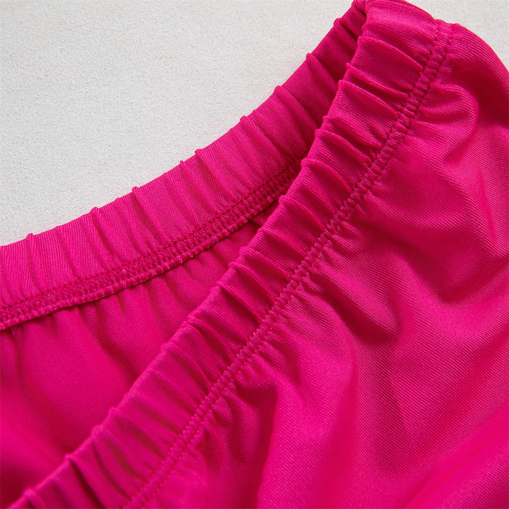 Sexy Lace Splicing Lingeries Sets Woman V Neck Spaghetti Strap Satin Bra And Shorts Pajama Set Casual Home Sleepwear Set