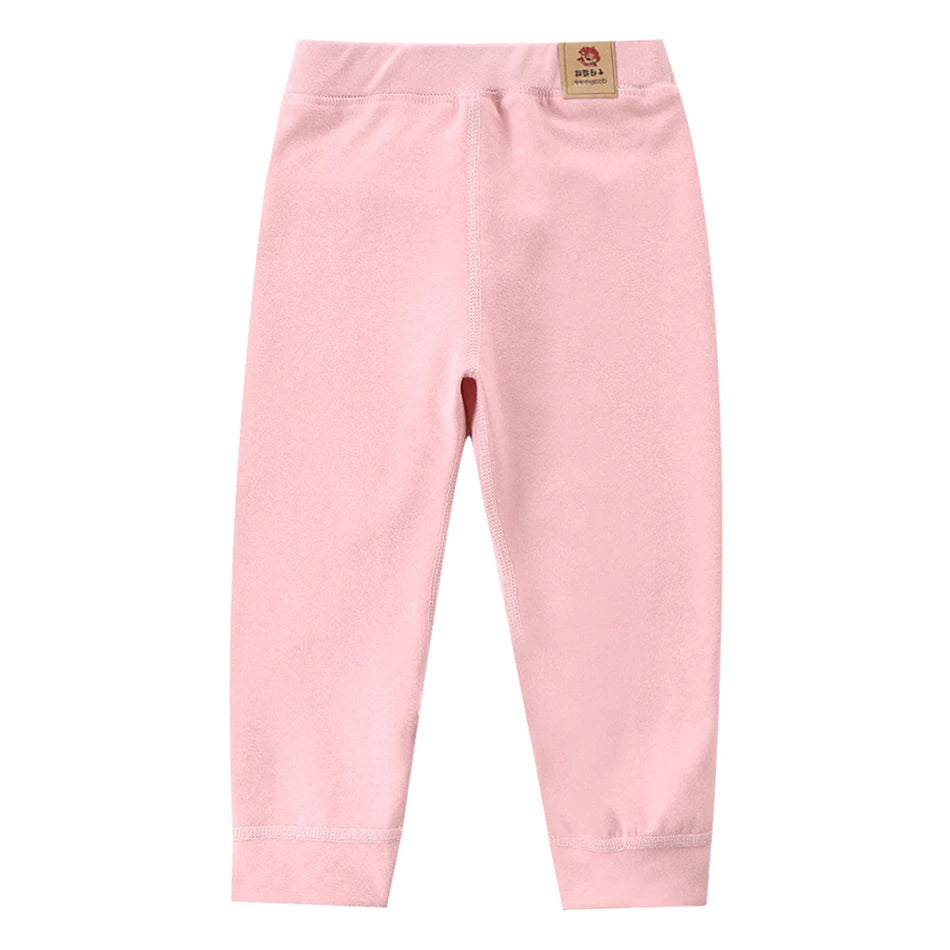 Children Fleece-lined Pants for Teenager Boys Girls Warm and Cozy Elastic Winter Bottoms Clothes Suitable for Autumn and Winter